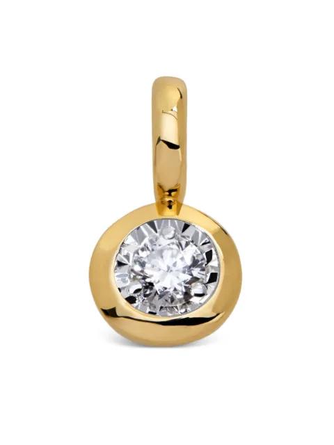 Solitaire lab-grown diamond pendant by MONICA VINADER