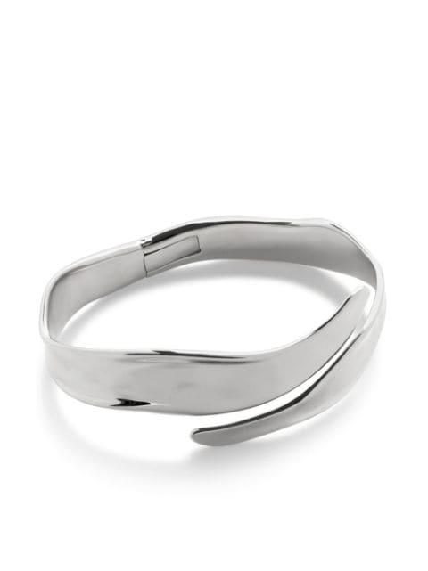 The Wave open-cuff bracelet by MONICA VINADER