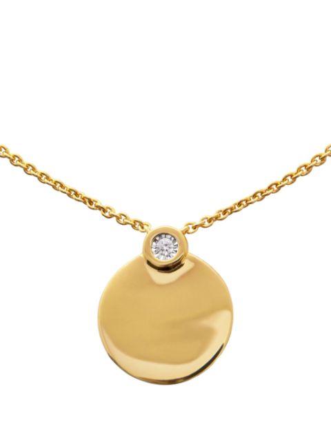 circular-pendant chain necklace by MONICA VINADER