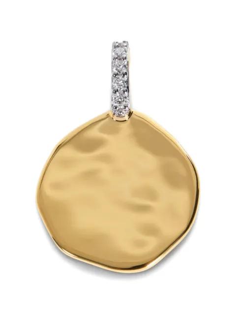 coin diamond pendant by MONICA VINADER