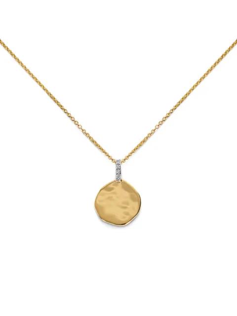 diamond coin chain necklace by MONICA VINADER