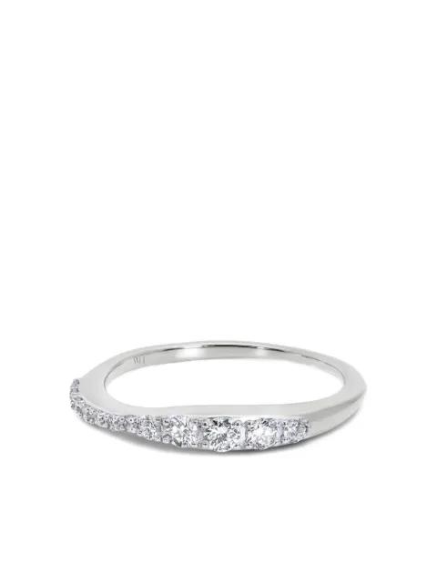 diamond-embellishment ring by MONICA VINADER