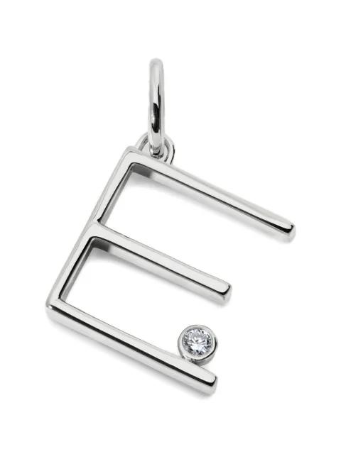 diamond initial pendant by MONICA VINADER