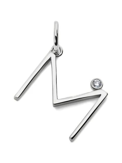 diamond initial pendant by MONICA VINADER
