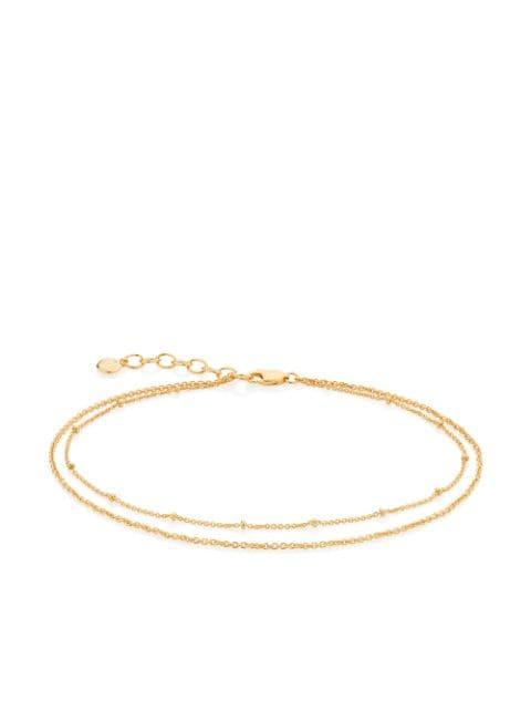 double-chain adjustable anklet by MONICA VINADER