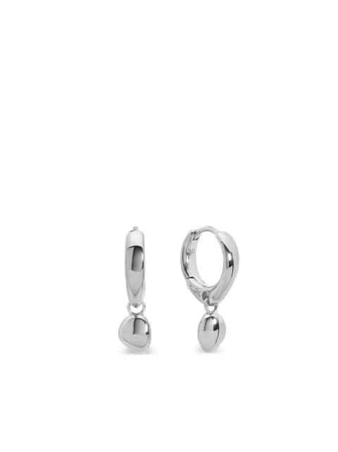 drop huggie earrings by MONICA VINADER