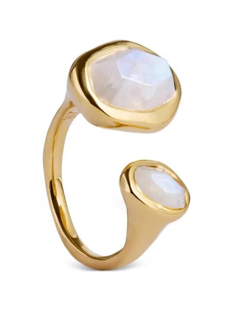 gemstone Odyssey open ring by MONICA VINADER