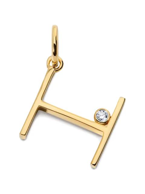 initial diamond pendant by MONICA VINADER
