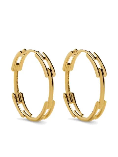 medium Link earrings by MONICA VINADER