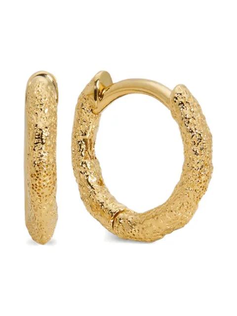 mini Antica huggie earrings by MONICA VINADER