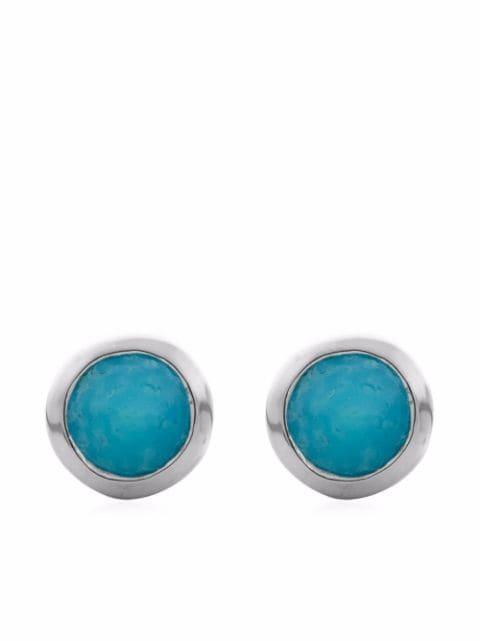 mini gem stud earrings by MONICA VINADER