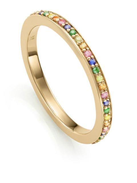 skinny sapphire eternity ring by MONICA VINADER