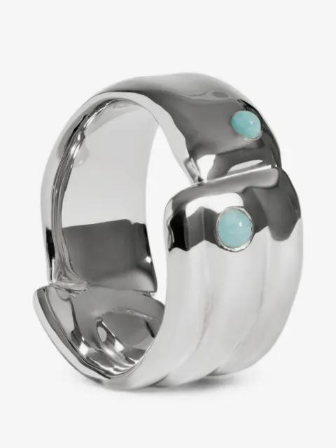 stone-embellished ring by MONICA VINADER