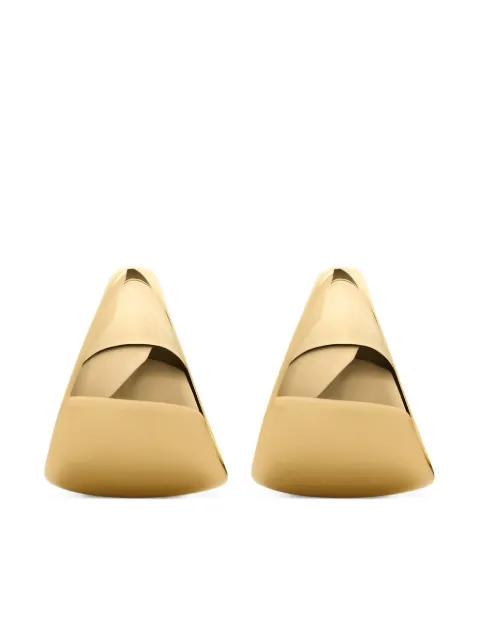 tapered large hoop earrings by MONICA VINADER