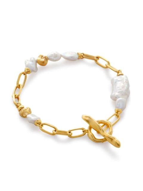 x Amy Powney keshi-pearl bracelet by MONICA VINADER