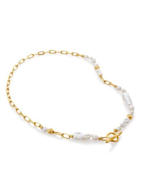 x Amy Powney keshi-pearl necklace by MONICA VINADER