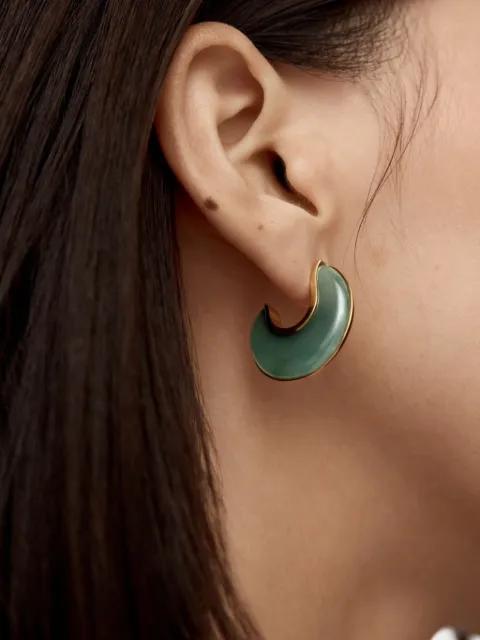 x Kate Young hoop earrings by MONICA VINADER