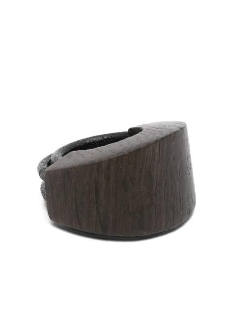 Brontea wooden ring by MONIES