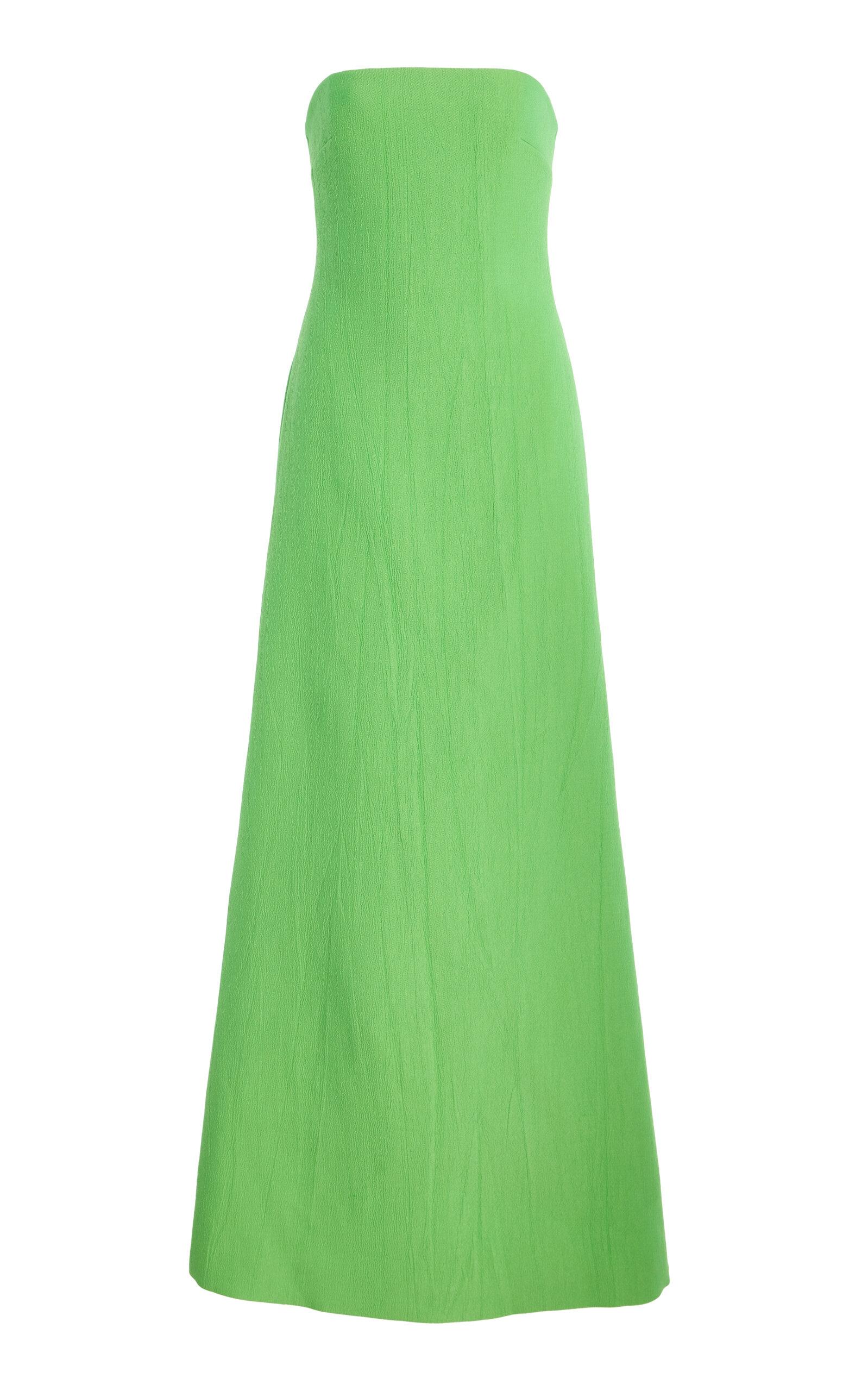 Monique Lhuillier Strapless Cotton Blend A-Line Gown - Moda Operandi by MONIQUE LHUILLIER