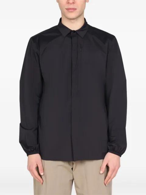 zip-pocket shirt jacket by MONOBI