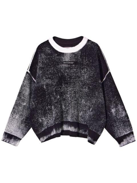 bleach-wash sweatshirt by MONOCHROME