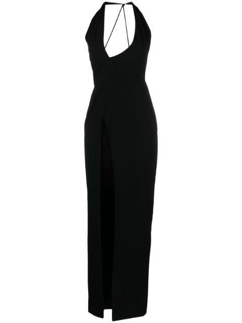 cut-out maxi dress by MONOT