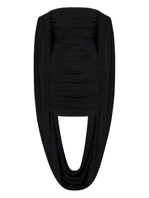 draped ruched top by MONOT