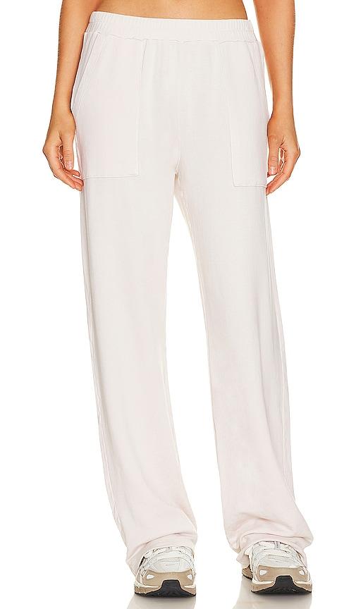 MONROW Fleece Sweatpants in Cream by MONROW