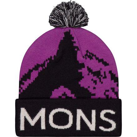 Mtn Pixel Merino Pom Pom Beanie by MONS ROYALE