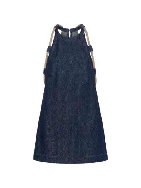 A-line rope-detail mini dress by MONSE