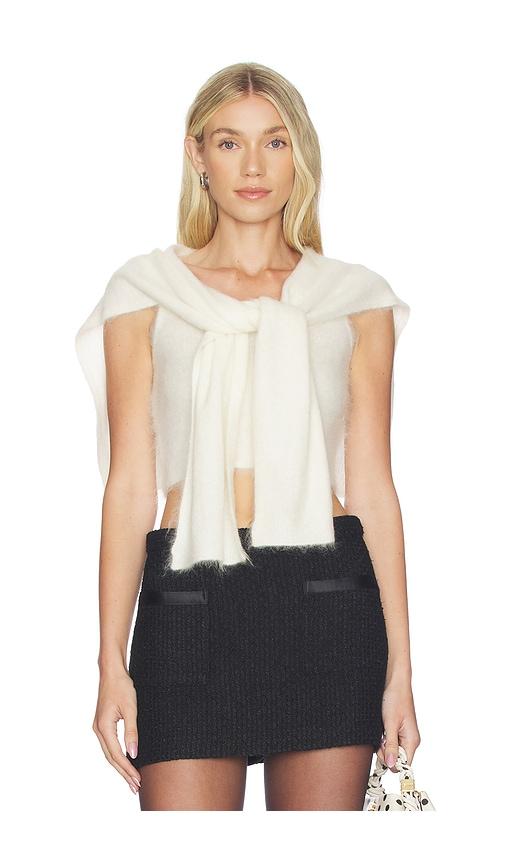 Monse Mohair Cami Top Set in Cream by MONSE