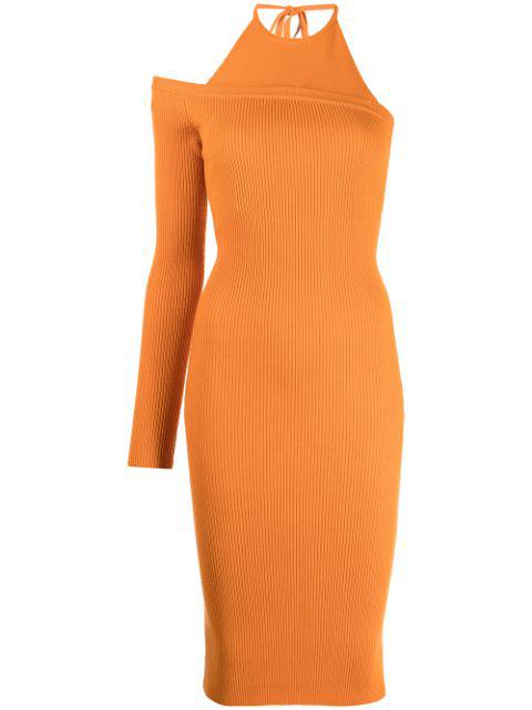 asymmetric knitted dress by MONSE