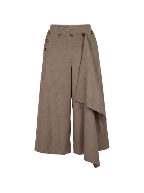 cascade-detail trousers by MONSE