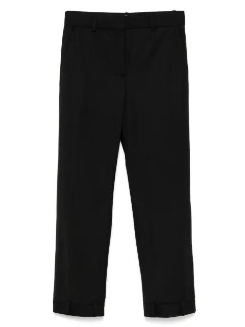 deconstructed tuxedo trousers by MONSE