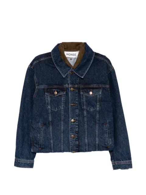 double-layer denim jacket by MONSE