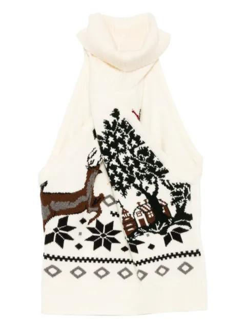 fair-isle halter top by MONSE