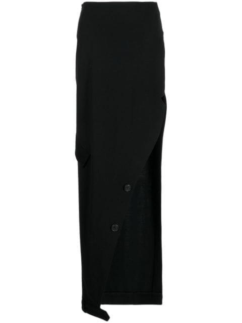high-waisted cotton skirt by MONSE