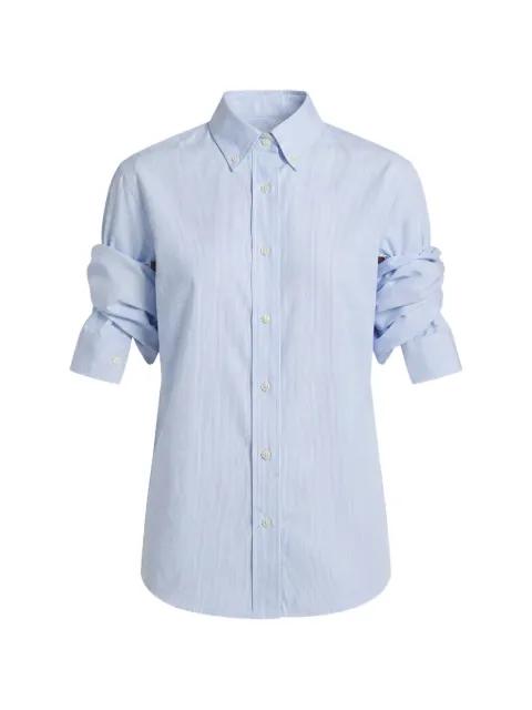 knotted-sleeve shirt by MONSE