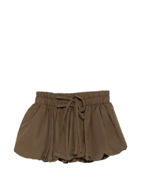 ruched bubble mini skirt by MONSE