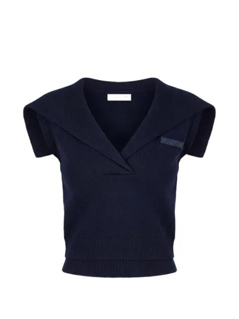 sailor-collar sweater by MONSE