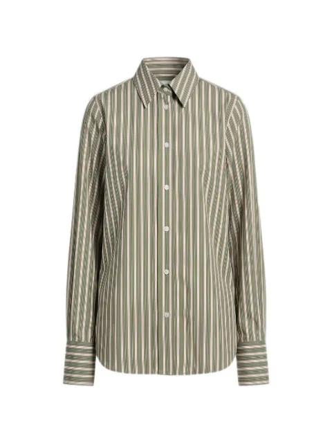striped back-detail shirt by MONSE