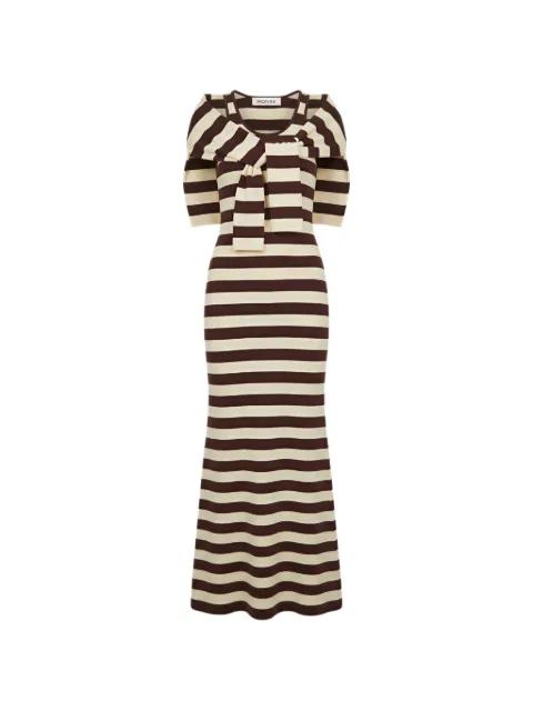 striped racerback dress by MONSE