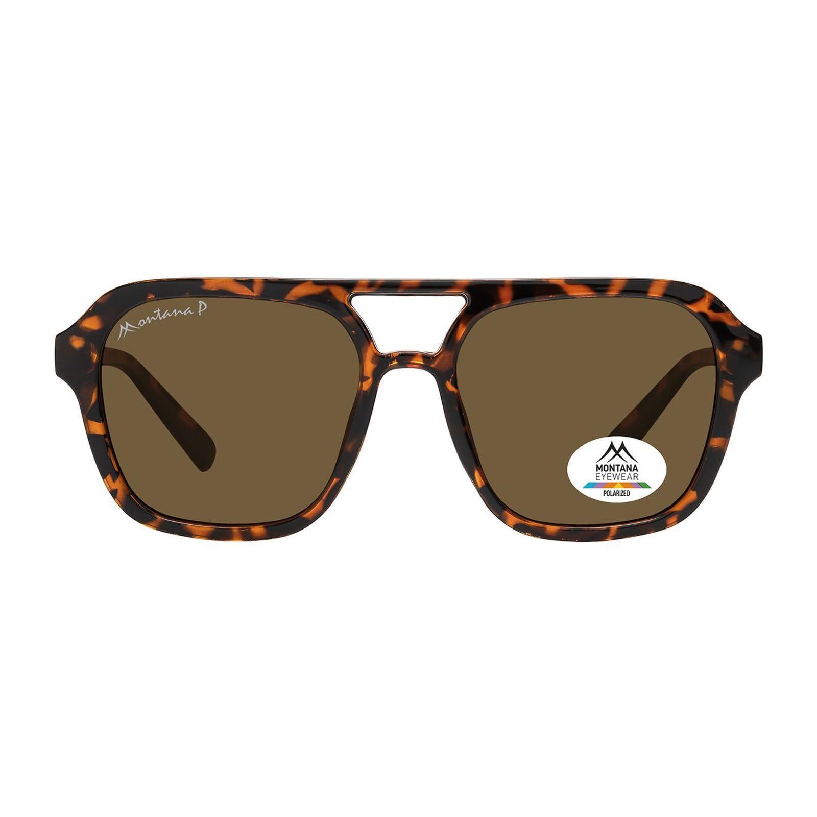 Aviator Tortoise Brown Polarized MP174 by MONTANA