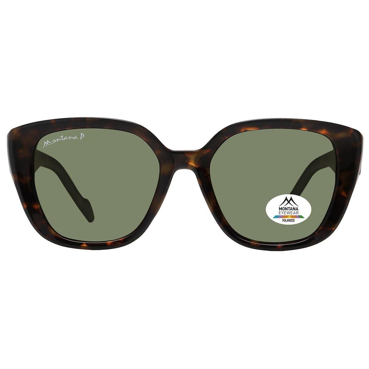 Butterfly Shiny Dark Turtle Green Polarized MP180 by MONTANA