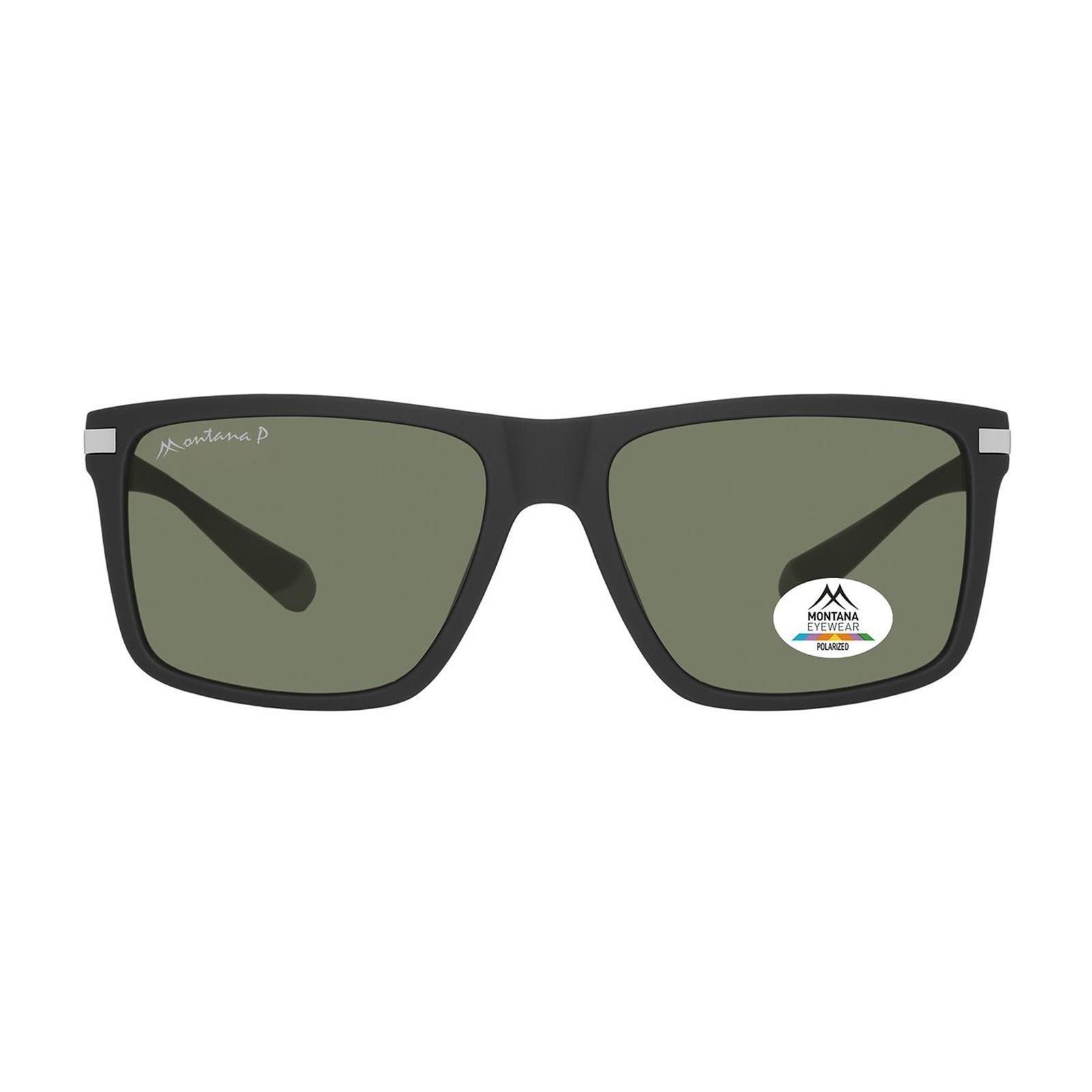 Rectangle Black Green Polarized MP197 by MONTANA