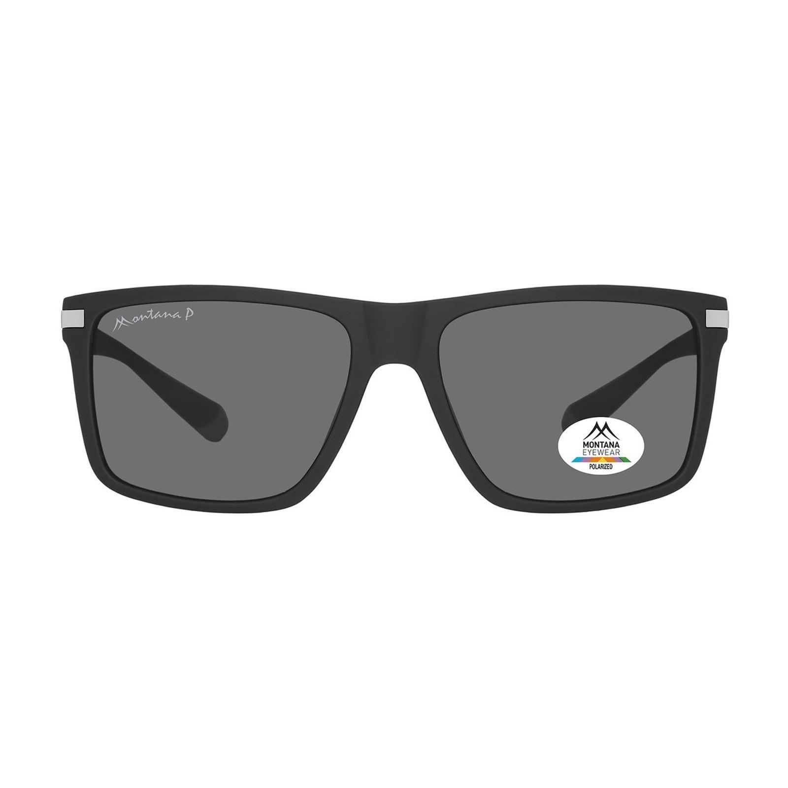 Rectangle Black Grey Polarized MP197 by MONTANA