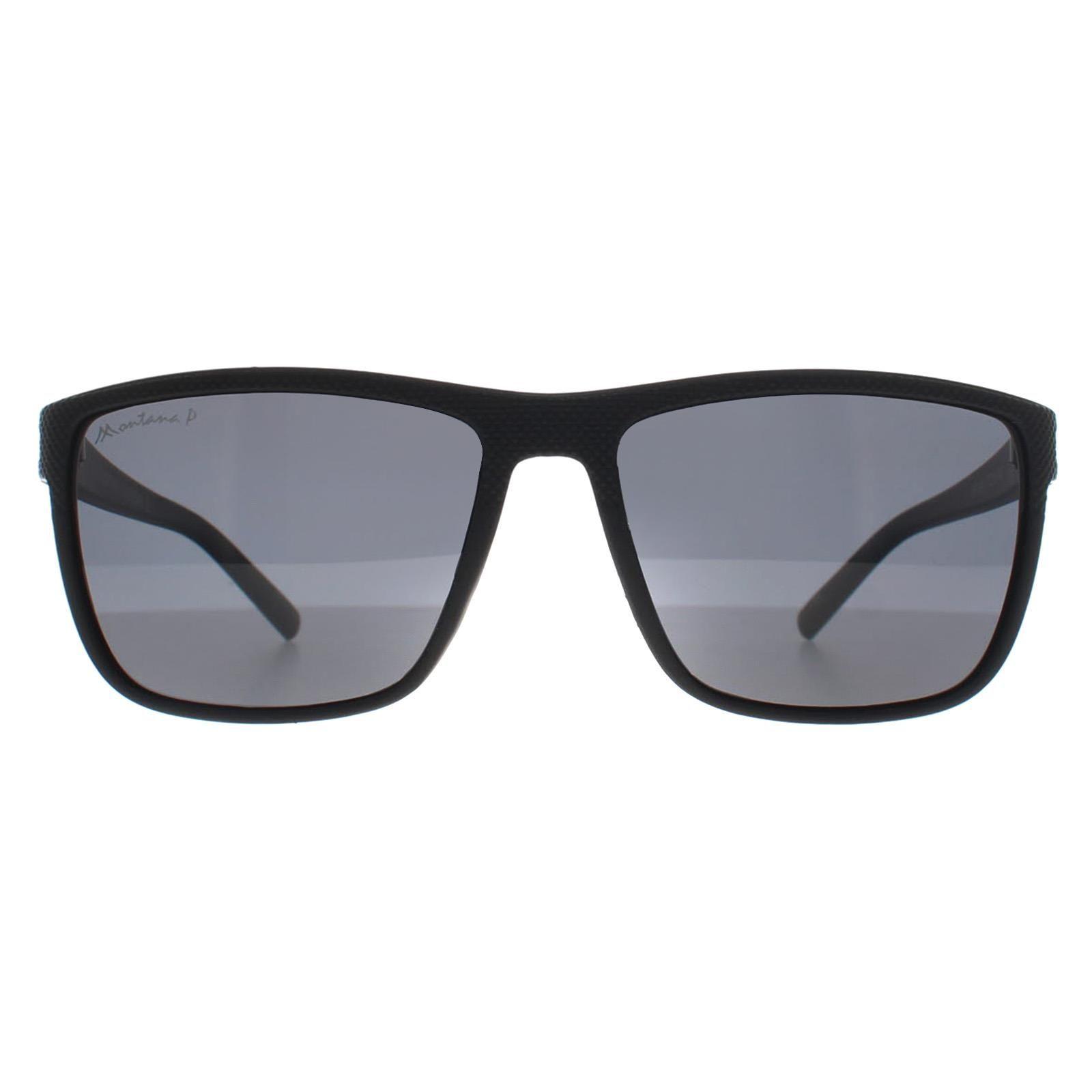 Rectangle Black Smoke Polarized MP198 by MONTANA