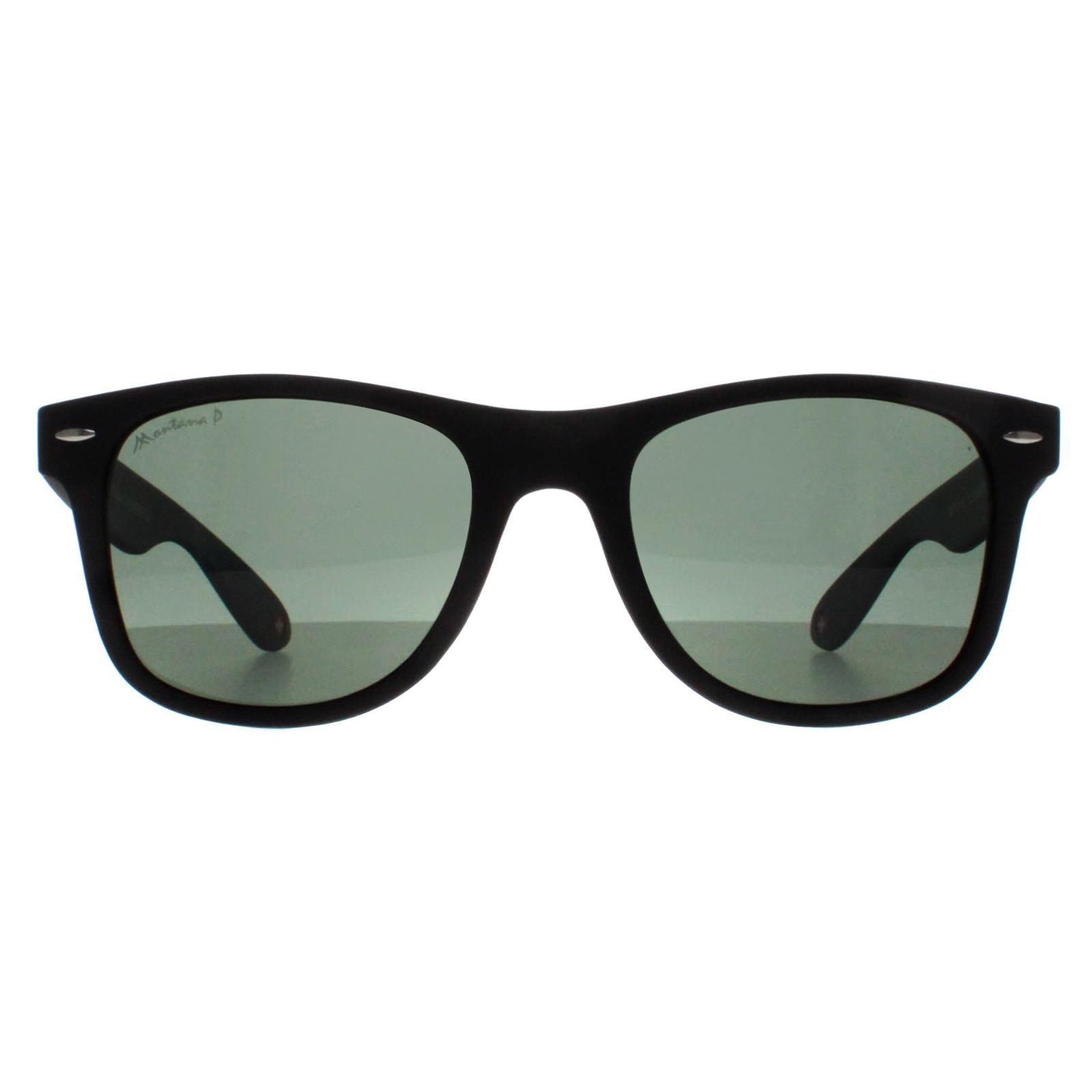 Square Black G15 Green Polarized MP1A-XL by MONTANA