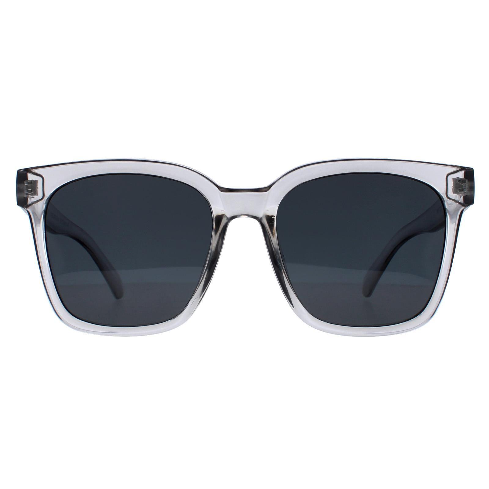 Square Shiny Clear Grey Grey Polarized MP72 by MONTANA