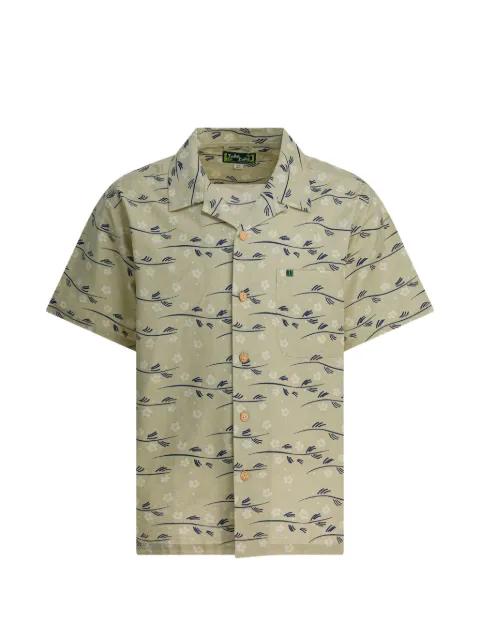 floral pocket shirt by MONTBELL